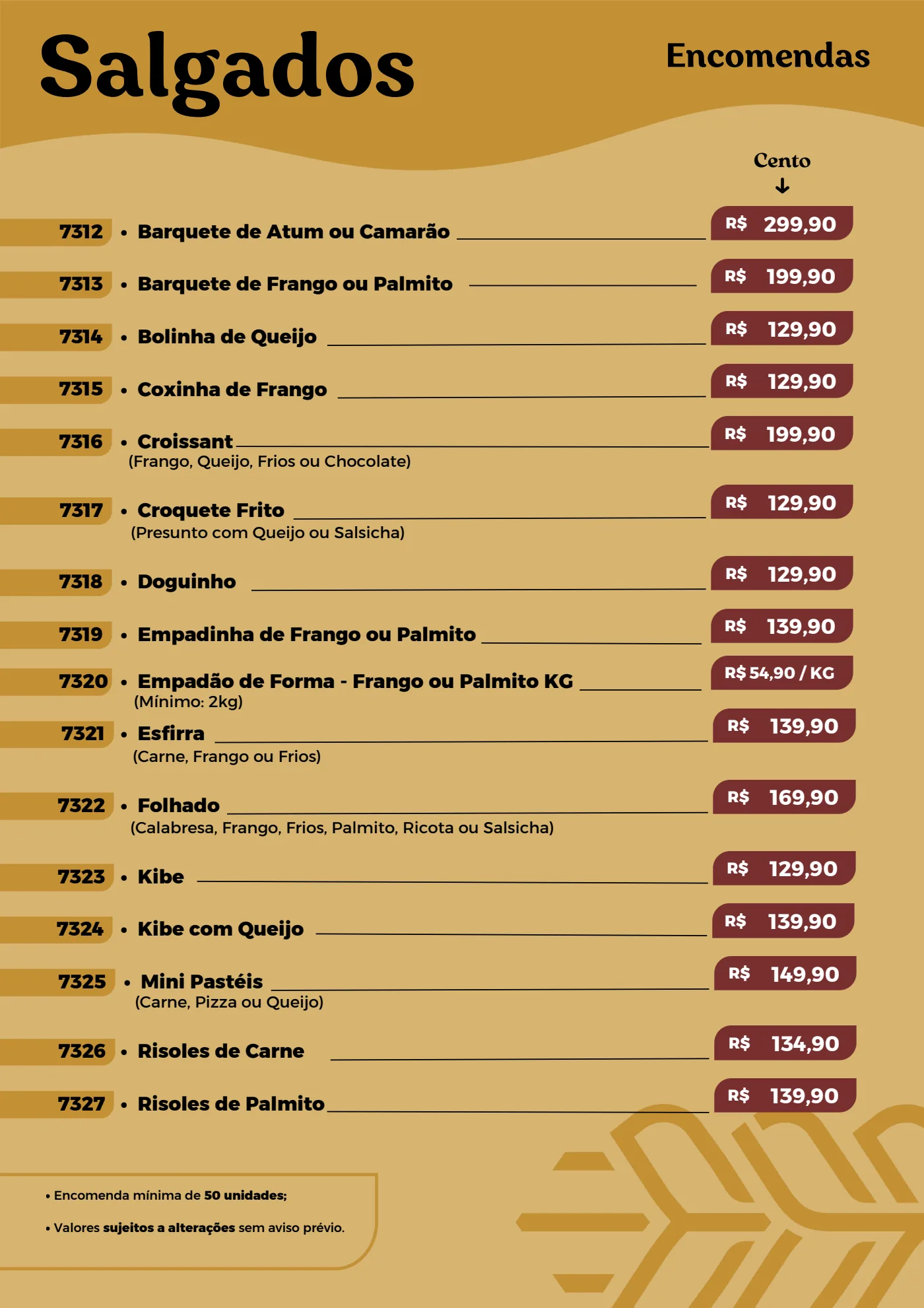 Cardápio Dreon 2026, página 6 de 7