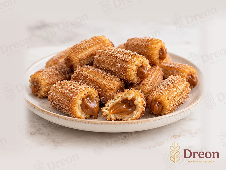 Mini Churros de Doce de Leite